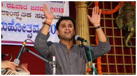 Koushik Aithal performing